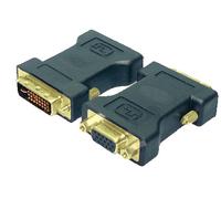 10 pcs : AD0001 - Converter, D-Sub 15pin HD socket,DVI-I (24+5) plug, black