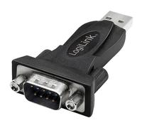 LogiLink AU0002F Adapter 1x USB 2.0 A - 1x RS232 Black Serial & Pa...
