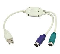 LogiLink® AU0004A Adaptor USB To 2x PS/2