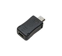 LogiLink AU0010 cable gender changer Micro USB Mini USB Black