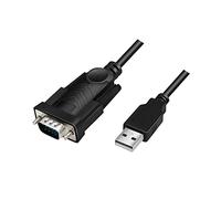 LogiLink AU0048A - USB 2.0 (Type A) to Serial (RS232-9pin) Adapter Cable for Win 11, Length 1.5 m