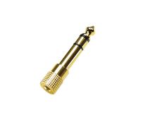 LogiLink CA1213 - Audio Stereo Adaptor (3-Pin, TRS), 6.35 mm to 3.5 mm (Male/Female)