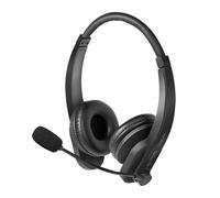 Logilink Bluetooth Stereo Headphones Headset with Microphone, Black Standard