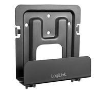 LogiLink BP0049 - Universal Support for Multimedia Players, Hard Drives, Cables, Satellite Boxes Black; adjustable depth 25-39 mm
