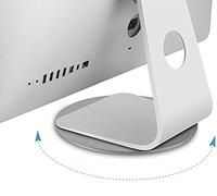 LogiLink Tabletop 360 degree rotation monitor stand, aluminum, silver