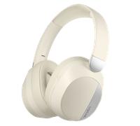 LogiLink BT0071C BT 6.0 Gaming Headset with Additional 3.5mm AUX, ANC (Active Noise Cancellation), 15 Hours Battery Life, Colour: Cream/Silver