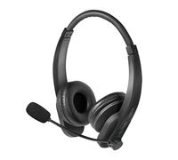 Logilink Bluetooth Stereo Headphones Headset with Microphone, Black Standard