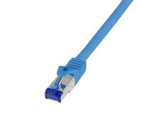 LogiLink C6A026S networking cable Blue 0.5 m Cat6a S/FTP (S-STP)