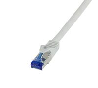 LogiLink C6A042S RJ45 Cat 6a S/FTP 1.5 m Grey Pack of 1