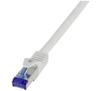 LogiLink C6A042S RJ45 Cat 6a S/FTP 1.5 m Grey Pack of 1