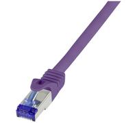 LogiLink C6A059S RJ45 CAT 6a S/FTP 2.00 m Purple 1 pc.