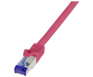 LogiLink C6A061S Network Cable White CAT 6A S/FTP 3m RJ45