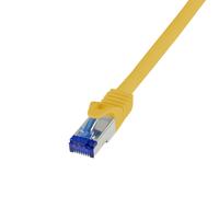 LogiLink C6A077S RJ45 CAT 6a S/FTP 5.00m Gelb 1St.