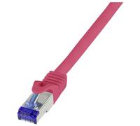 LogiLink C6A101S Network Cable RJ45 CAT 6A S/FTP 15m White
