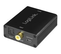 LogiLink CA0101 Adapter Toslink RCA Jack Black Audio