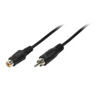 LogiLink CA1032 RCA Audio Cable Black matt 5.00 m