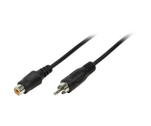 LogiLink CA1042 Audio Cable Jack/RCA Black Matt 1.50 m