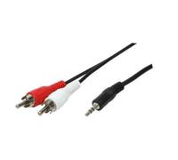 LogiLink CA1043 Audiokabel 1x 3.5mm -> 2x Cinc