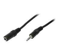 LogiLink CA1054 3.0m 1x 3.5mm Male to 1x 3.5mm Female Audio Cable