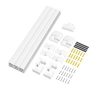 LogiLink Cable channel set. wall installation. 67pcs. white