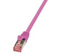 LogiLink Cat.6 S/FTP. 5m networking cable Pink Cat6 S/FTP (S-STP)