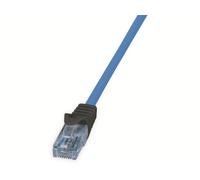 Logilink CAT.6a Network Cable CPP001, U/UTP, 10G, PoE, HDBT, Blue, 1 m