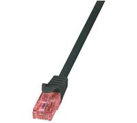 LogiLink Cat6 U/UTP. 10m networking cable Black U/UTP (UTP)