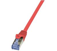 LogiLink Cat6a S/FTP. 2m networking cable Red S/FTP (S-STP)