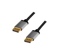 LogiLink CDA0100 DisplayPort cable 1 m Black, Grey