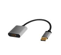 LogiLink CDA0108 video cable adapter 0.15 m DisplayPort HDMI Black. Gr