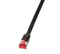 LogiLink CF2013S networking cable Black 0.25 m Cat6 S/FTP (S-STP)