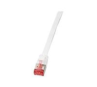 LogiLink CF2031S Network Cable 1 m Cat6 U/FTP (STP) White - Network Cables (1 m, Cat6, U/FTP (STP), RJ-45, RJ-45, White)
