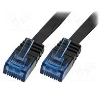 LogiLink 5m Cat6 U/UTP RJ45 networking cable Black U/UTP (UTP)