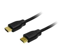 1 pcs x LOGILINK - CH0005 - Cable, HDMI 1.4, HDMI plug,both sides, PVC, Len: 0.5