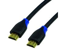 LogiLink CH0067 HDMI Connection Cable Standard High Speed with Ethernet for Resolutions up to 4096 x 2160 Ultra HD and 3D Black 15 m