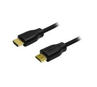 LogiLink CH0076, 2x 19-pin Male HDMI High Speed with Ethernet (V1.4) Cable Gold