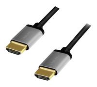 LogiLink CHA0100 HDMI AV cable 1 m Black-grey plug to plug Audio V...