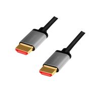 LogiLink CHA0105 HDMI cable 2 m HDMI Type A (Standard) Black, Grey