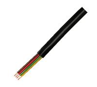 LogiLink CM04 telephone cable 100 m Black