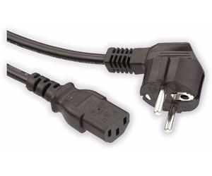 LogiLink CP090 Power Cord, Schuko-C13, schwarz, 1,80m