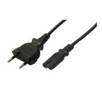 LogiLink CP092 LogiLink Euro Power Supply Cable, 1.80 Meter Length, Black