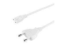 LogiLink CP092W power cable White 1.8 m Power plug type C C7 coupler