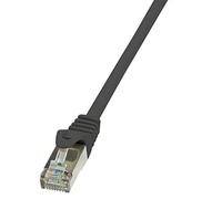 LogiLink 0.5m Cat.5e F/UTP RJ45 networking cable Black Cat5e F/UTP (FT