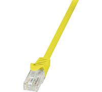 LogiLink CP1027U Cat.5e U/UTP Ethernet Patch Cable, 0.50 Meter Length, Yellow