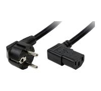 LogiLink CP103 Power Cable CEE 7/7 Angled to IEC C13 2.00m Black