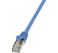 LogiLink CP1056S CAT5e F/UTP Ethernet Patch Cable, 2 Meter Length, Blue