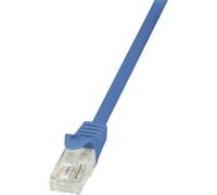 LogiLink CP1056U Cat.5e U/UTP Patch Cable, 2 Meter Length, Blue, Blue, 2 Meter Length