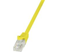LogiLink CP1057U CAT5e U/UTP Patch Cable, 2 Meter Length, Yellow, Yellow, 2 Meter Length