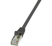 LogiLink CP1073S CAT5e F/UTP Patch Cable, 5 Meter Length, Black, Black, 5 Meter Length