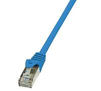 LogiLink CP1096S CAT5e F/UTP Long Ethernet Cable, Patch Cable, 10 Meter Length, Blue